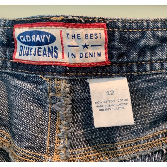 OLD NAVY Size 12 Y2K Denim Cropped Jeans - Picture 5 of 5